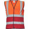 CERVA LYNX DUO vesta| oranžová/červená 3XL