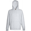F.O.L. | Lightweight Hooded Sweat, Pánska raglánová mikina s kapucňou, sivá Heather, XL