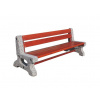 Uliczna betonowa ławka ogrodowa (Uliczna betonowa ławka ogrodowa)