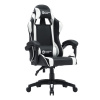 Herné kreslo CANYON Core SGCH2 čierna/biela