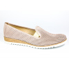 Kožené slip-on mokasíny púdrová ružová LORETTA VITALE
