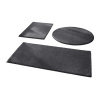 Tmavosivé kúpeľňové predložky v súprave 3 ks 50x90 cm – Mila Home