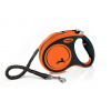 Vodítko FLEXI Xtreme XS pásik 3m/15kg oranžová