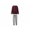 esmara Men Pánske pyžamo červená/sivá, XL 56/58 (100395502)