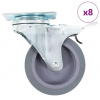 vidaXL Otočné kolieska 8 ks, 75 mm - 217911-211432
