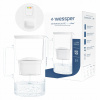 Sklenená filtračná kanvica Wessper Aquamax s LED počítadlom 3 l + 1x filter
