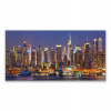 Foto -Scale akryl 140x70 City Houses Cloud (Foto obrázok akryl 140x70 Mestské domy Mrakodrapy)