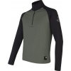 Pánská mikina SENSOR Coolmax Thermo olive green/černá Velikost: S, Barva: černá