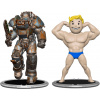 Syndicate Collectibles Figurki Mini Fallout 2-Pack: Raider & Vault Boy (Strong) 7 cm - PVC