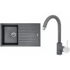 Set Sinks (dřez Perfecto 860 Titanium 72 + baterie Mix 35 Titanium 72) ACRP860M3572