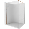 Mexen Kioto sprchový panel Walk-in 110 x 200 cm, priesvitné 8 mm, brúsená meď - 800-110-101-65-09