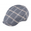 Fiebig - Headwear since 1903 Pánska letná čiapka modrá kockovaná - Fiebig od roku 1903 Veľkosť: 59 cm (L)