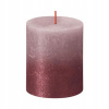 Bolsius Rustic, Vianočná, Sunset Ash Rose+ Red 80/68 mm