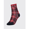 Tommy Hilfiger dámske čeveno modré kockované ponožky 701210528 35