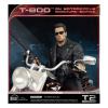 Darkside Collectibles Studio Terminator 2 Soška T-800 on Motorcycle Limited Signature Edition Exclusive 70 cm