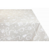 Vianočný obrus Girlanda biela 90x90 cm MADE IN ITALY
