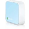 TP-LINK TP-Link TL-WR802N bezdrôtový smerovač Fast Ethernet Jednopásmové (2,4 ghz) Modrá, Biela (TL-WR802N)