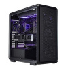 Cooler Master case MasterFrame 600 Black, Průhledná bočnice, ATX, 3x 140mm Fan, 1x 120mm Fan, Černá
