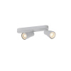 SLV 1008319 PURI osvetlenie na stenu / strop GU10 6 W sivá; 1008319