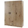 Cantus SKRIŇA S OTOČNÝMI DVERAMI, dub artisan, 141,2/190/52,1 cm - Skrine - 002698010303
