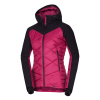 Northfinder Dámska turistická hybridná bunda so softshellom DEANNE cherryblack 2XL BU-6241OR