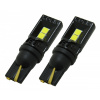 LED žiarovka 4LED 3030 12V T10 s rezistorom CAN-BUS ready biela 2ks