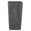 Prosperplast Kvetináč s vkladom URBI SQUARE BETON EFFECT 32,5 cm antracit