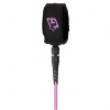 Surf leash Creatures Pro 7 Slim Fit guava black 2,1 M × 7 MM - Odosielame do 24 hodín
