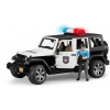 Auto Bruder 2526 Jeep Wrangler Polícia s figúrkou policajta