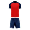 Futbalový set Givova Capo, červená/ tmavomodrá Veľkosť: L