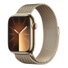 APPLE WATCH SERIES 9 GPS + CELLULAR 45MM GOLD STAINLESS STEEL CASE WITH GOLD MILANESE LOOP,MRMU3QC/A