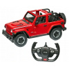 Auto R/C Jeep Wrangler Rubicon Červený 1:14 Rastar