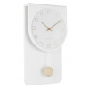 Designové kyvadlové nástěnné hodiny 5779WH Karlsson 39cm
