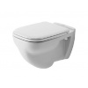Duravit D-Code - Závesné WC, ploché splachovanie, s HygieneGlaze, alpská biela 22100920002