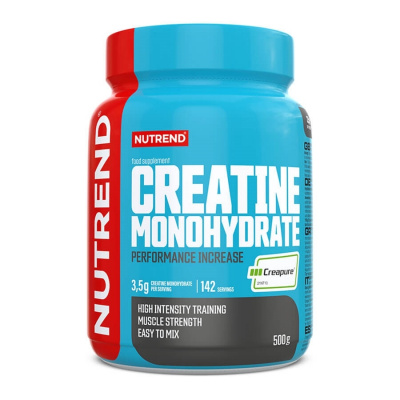 NUTREND Creatine Monohydrate CREAPURE Hmotnost: 500g, Příchuť: Neochucený