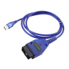 USB VAG KKL podpora 64bit OS, diagnostický kabel VW SEAT AUDI ŠKODA diagnostika (VAG KKL CH340 OBD PROFI 409)
