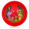 Detský tanier Zvieratká zo zoo 19,5 cm, červený
