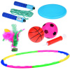 mamido Športová sada 5v1 obruč frisbee švihadlo loptičky badminton