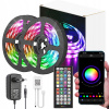 20m LED páska RGB 5050 LED diódy farebné diaľkové ovládanie +zadarmo (20m LED páska RGB 5050 LED diódy farebné diaľkové ovládanie +zadarmo)