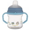 Nevylievací hrnček Canpol Babies s mäkkým náustkom - Bonjour, modrý, 150 ml