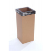 Odpadkový kôš na triedený odpad, recyklovaný, anglický popis, 50 l, RECOBIN 