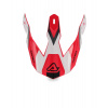 Acerbis náhradní kšilt k přilbě Linear červená/bílá