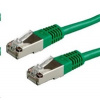 XtendLan patch kabel Cat6A, SFTP, LS0H - 1,5m, zelený PK_6ASFTP015green