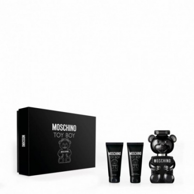 Moschino Toy Boy SET: Parfémovaná voda 50ml + Sprchovací gél 50ml + Balzám po holení 50ml pre mužov