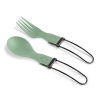 príbor GSI TEKK FOLDING CUTLERY SET Green