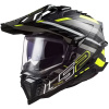 LS2 MX701 EXPLORER C EDGE GL.BLACK H-V YELL-06 Veľkosť: XS