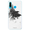 Silikonové pouzdro iSaprio - Huawei P30 Lite - Havran 01 (Odolný silikonový kryt, obal, pouzdro iSaprio - Huawei P30 Lite - Havran 01 - skvělá ochrana a pružnost, stylový UV potisk, lehkost, tiskne se