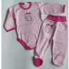Detský komplet - Baby Set Gamex 68 Pink 2 PCS. (Gamex Body+spacák ružová mačka veľkosť 68)