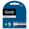 Wilkinson Essentials 3 Hybrid Náhradné vymeniteľné hlavice s tromi čepeľami a zvlhčujúcim pásikom 4 ks/1 bal