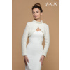 Pletený svadobný kabátik - ivory: B-929, veľ. XS, 5XL Rozmer: 5XL